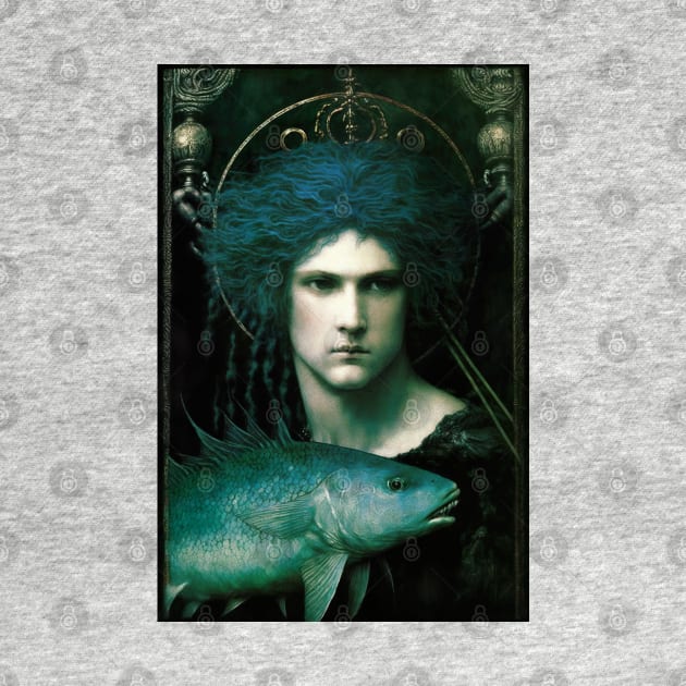 Pisces  - the Twelth sign of the Zodiac - The Fish by YeCurisoityShoppe